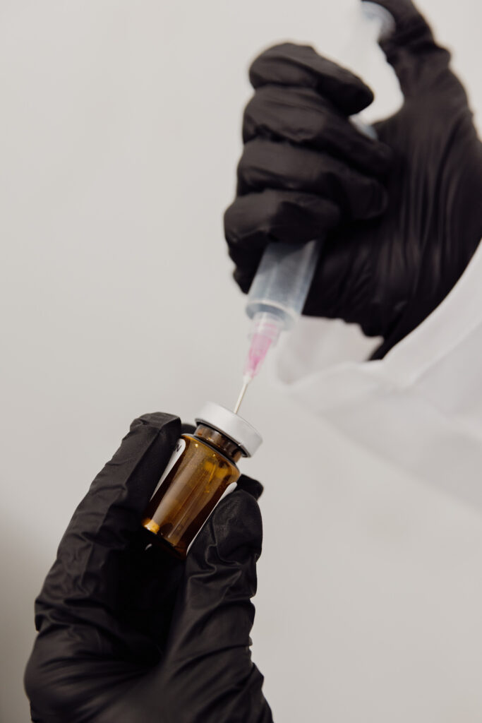 Peptide therapy preparation in a clinical setting